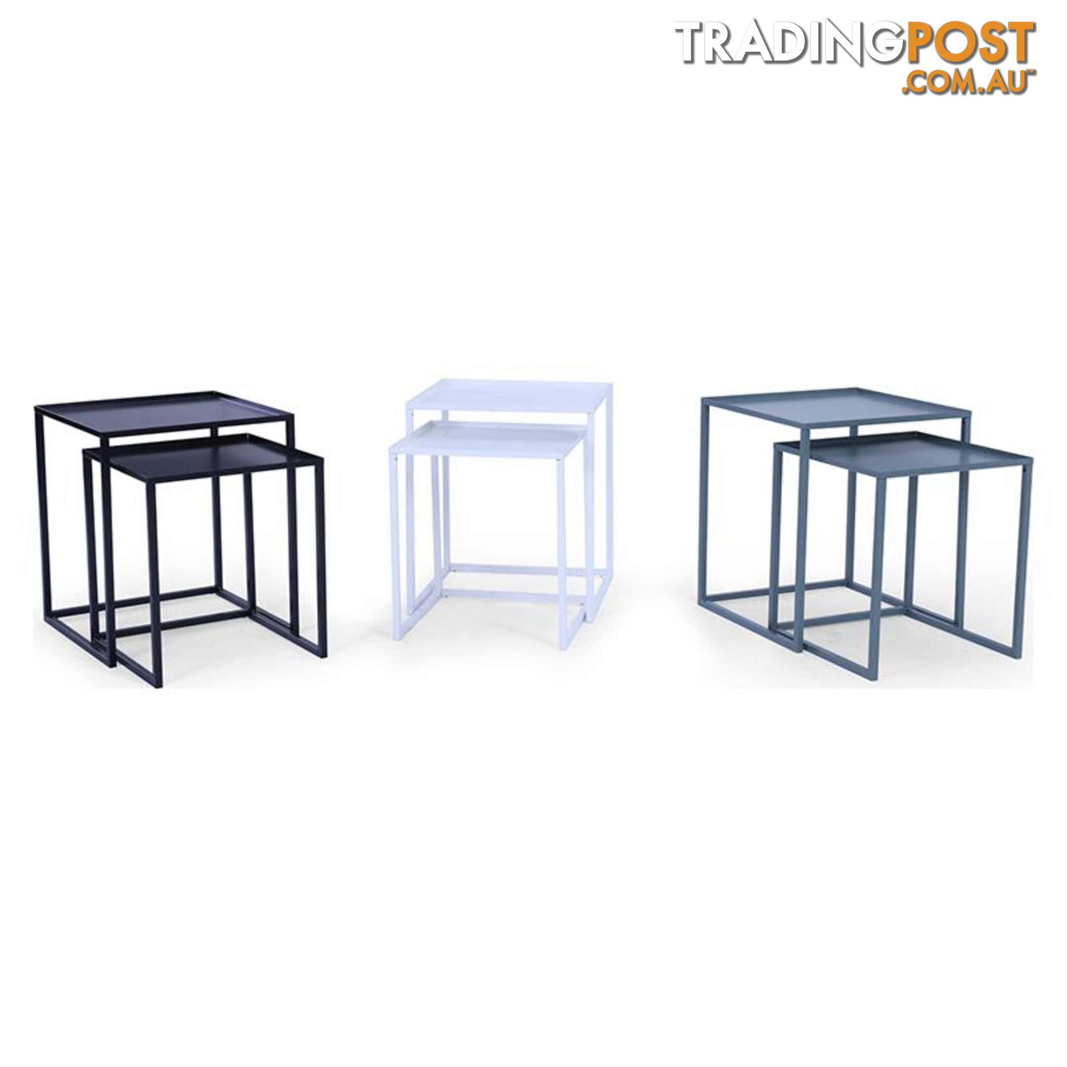 CARIAD Nest of 2 Tables  - White - 130020 - 9334719004648