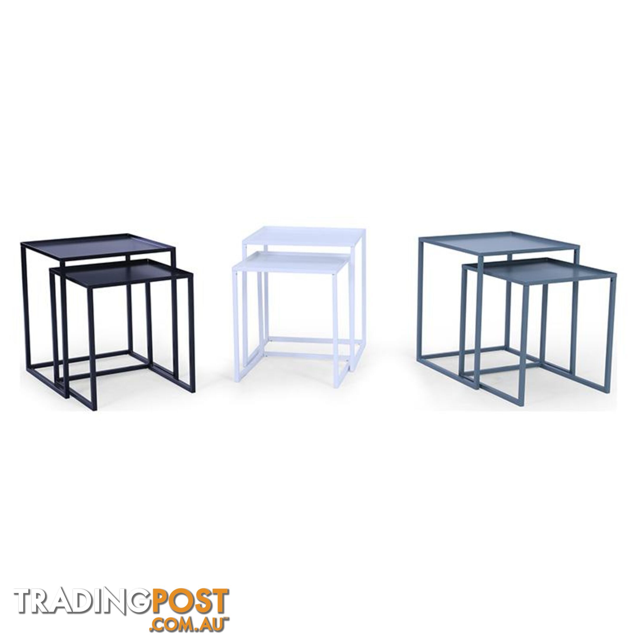 CARIAD Nest of 2 Tables  - White - 130020 - 9334719004648