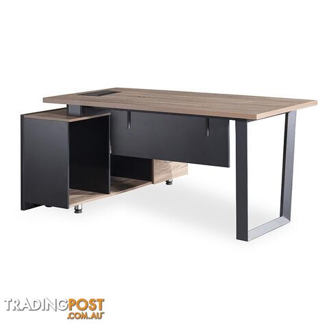 ADRIANO Executive Office Desk with Right Return 1.8M - Light Brown - WF-EW003-R - 9334719003832