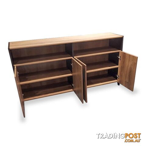 ARTO Credenza Cabinet Large 1.57M - Warm Oak & Black - WF-NWS006 - 9334719004334