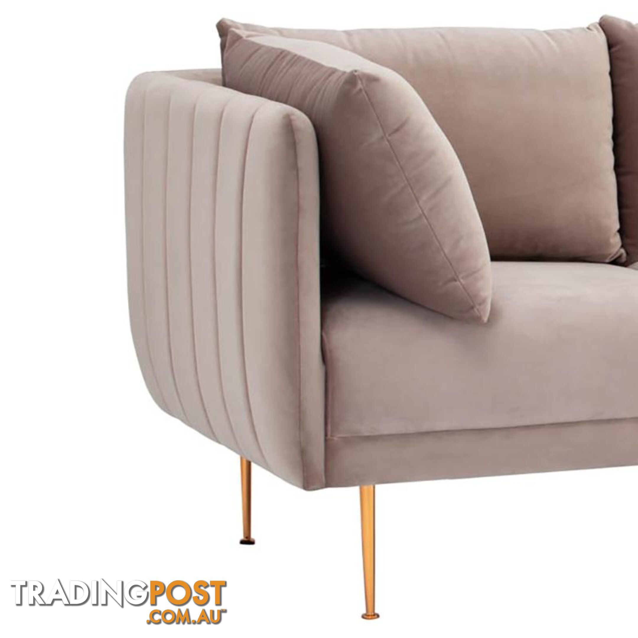 SUPRA 3 Seater Sofa - Burlywood Colour - 233122 - 9334719002323