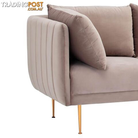 SUPRA 3 Seater Sofa - Burlywood Colour - 233122 - 9334719002323