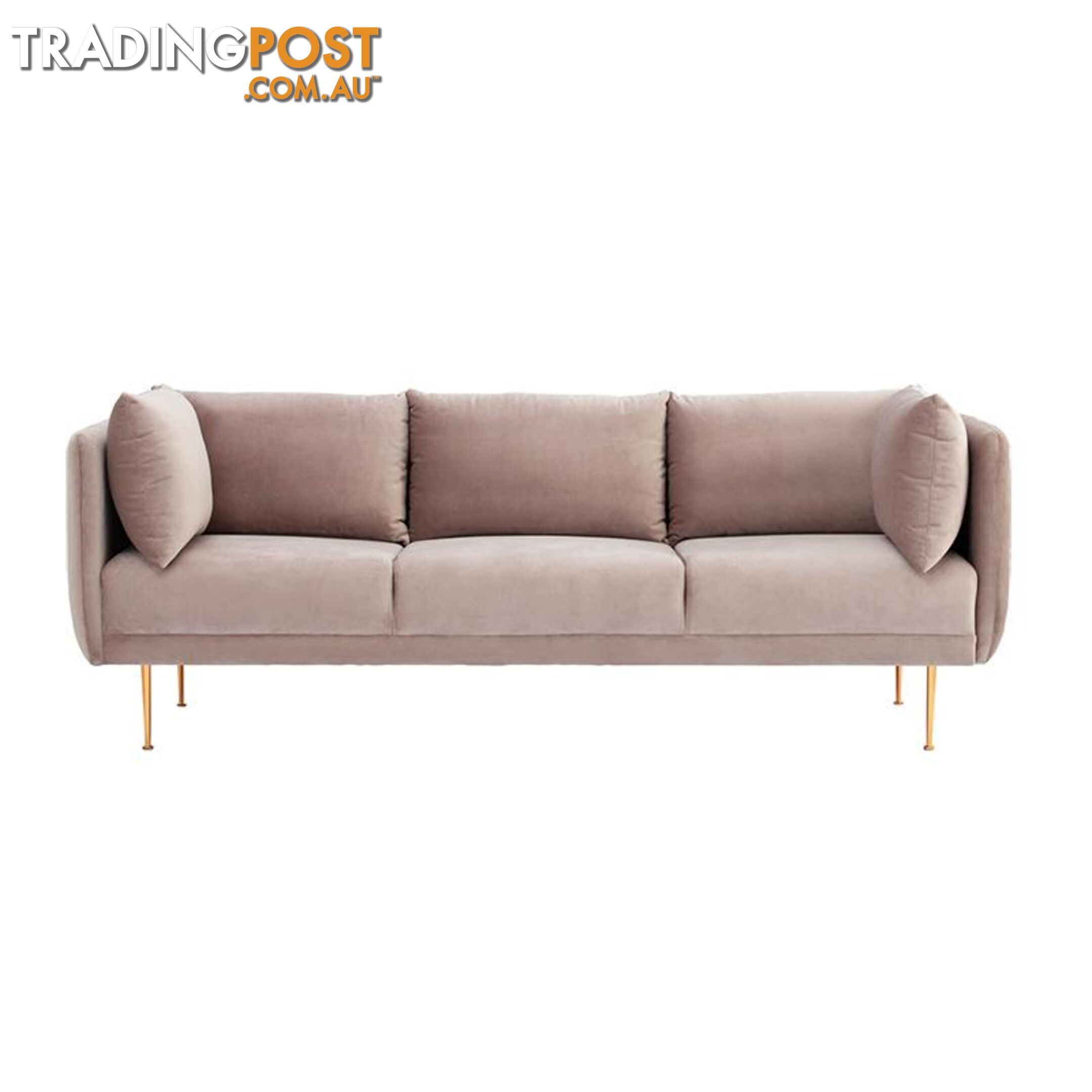 SUPRA 3 Seater Sofa - Burlywood Colour - 233122 - 9334719002323