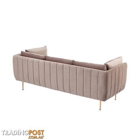 SUPRA 3 Seater Sofa - Burlywood Colour - 233122 - 9334719002323