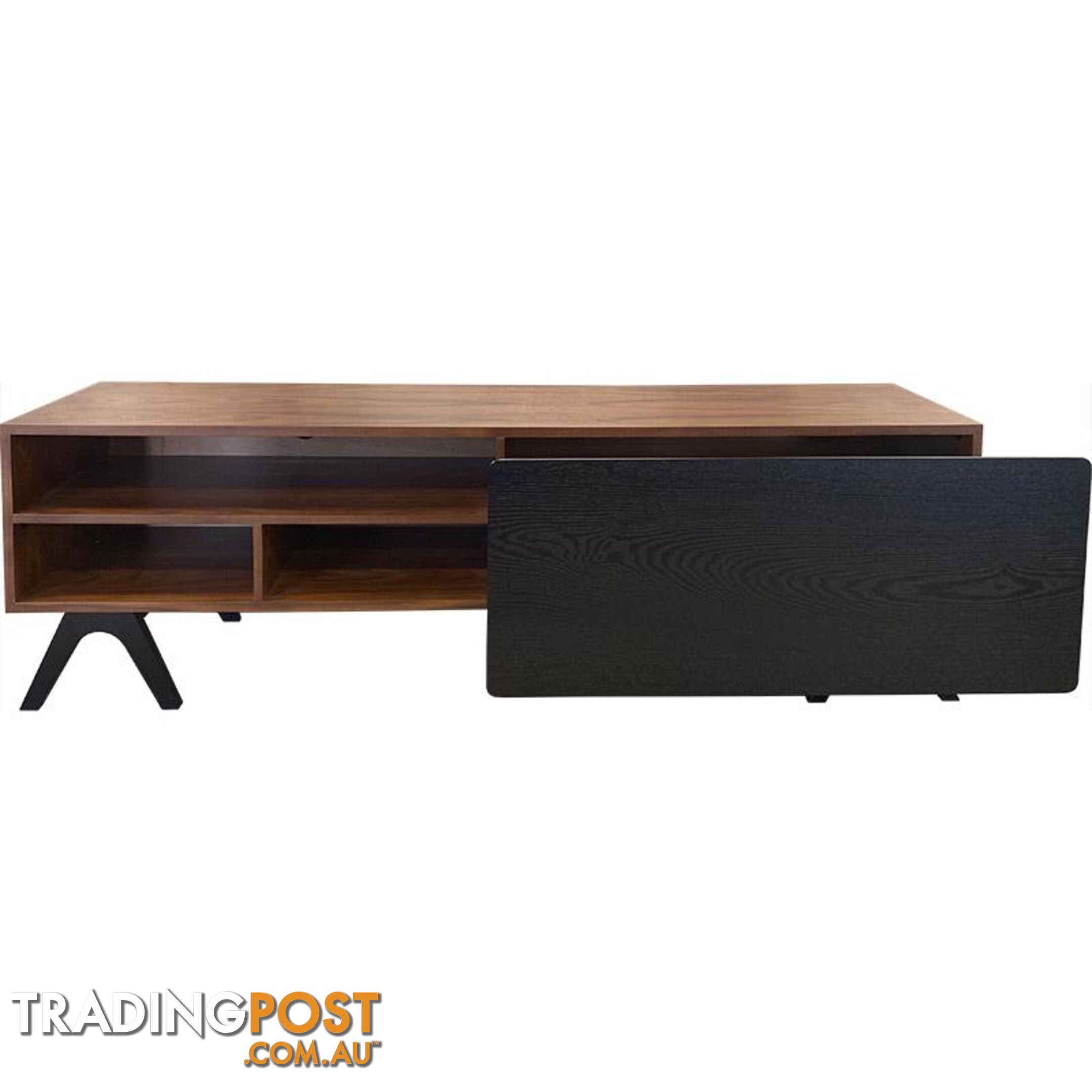 BROOKS TV Entertainment Unit 1.8M - Walnut - MI-BH376 - 9334719006581