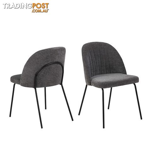 MILANI Dining Chair - Anthracite - AC-0000087200 - 5713941126009