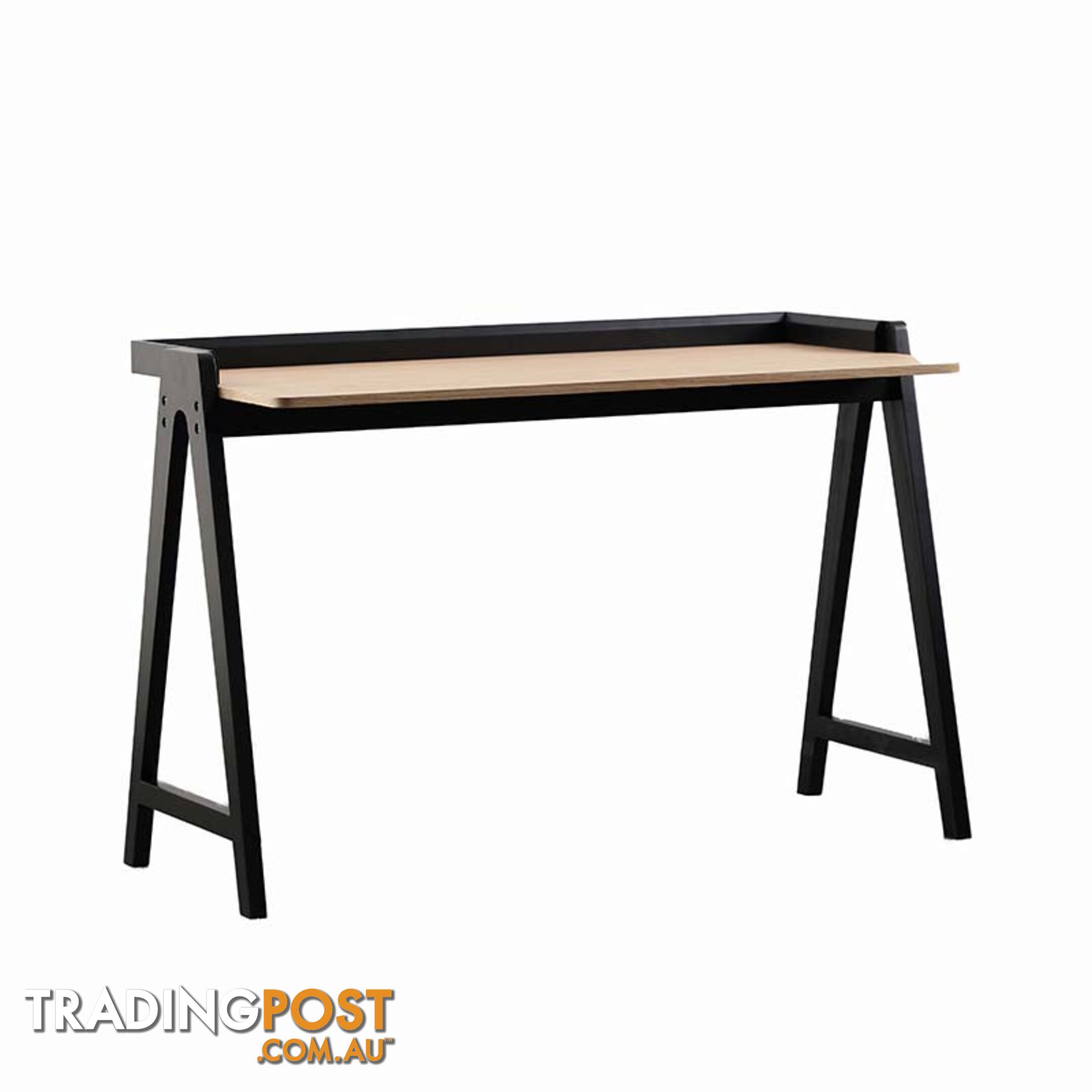 YARA Study Desk 118cm - Black & Natural - BB-T002-B - 9334719012070