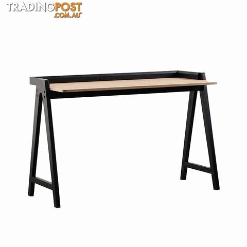 YARA Study Desk 118cm - Black & Natural - BB-T002-B - 9334719012070