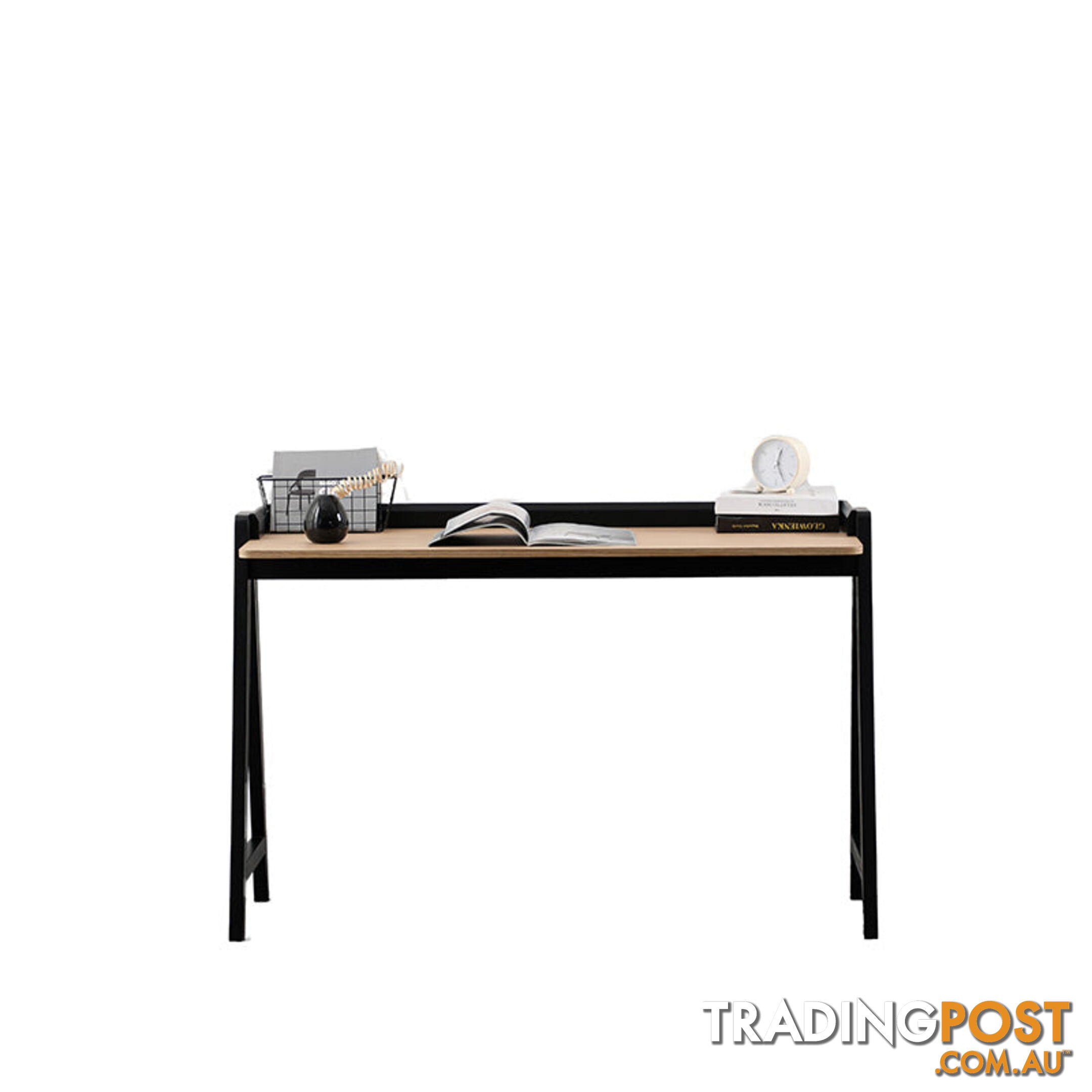 YARA Study Desk 118cm - Black & Natural - BB-T002-B - 9334719012070