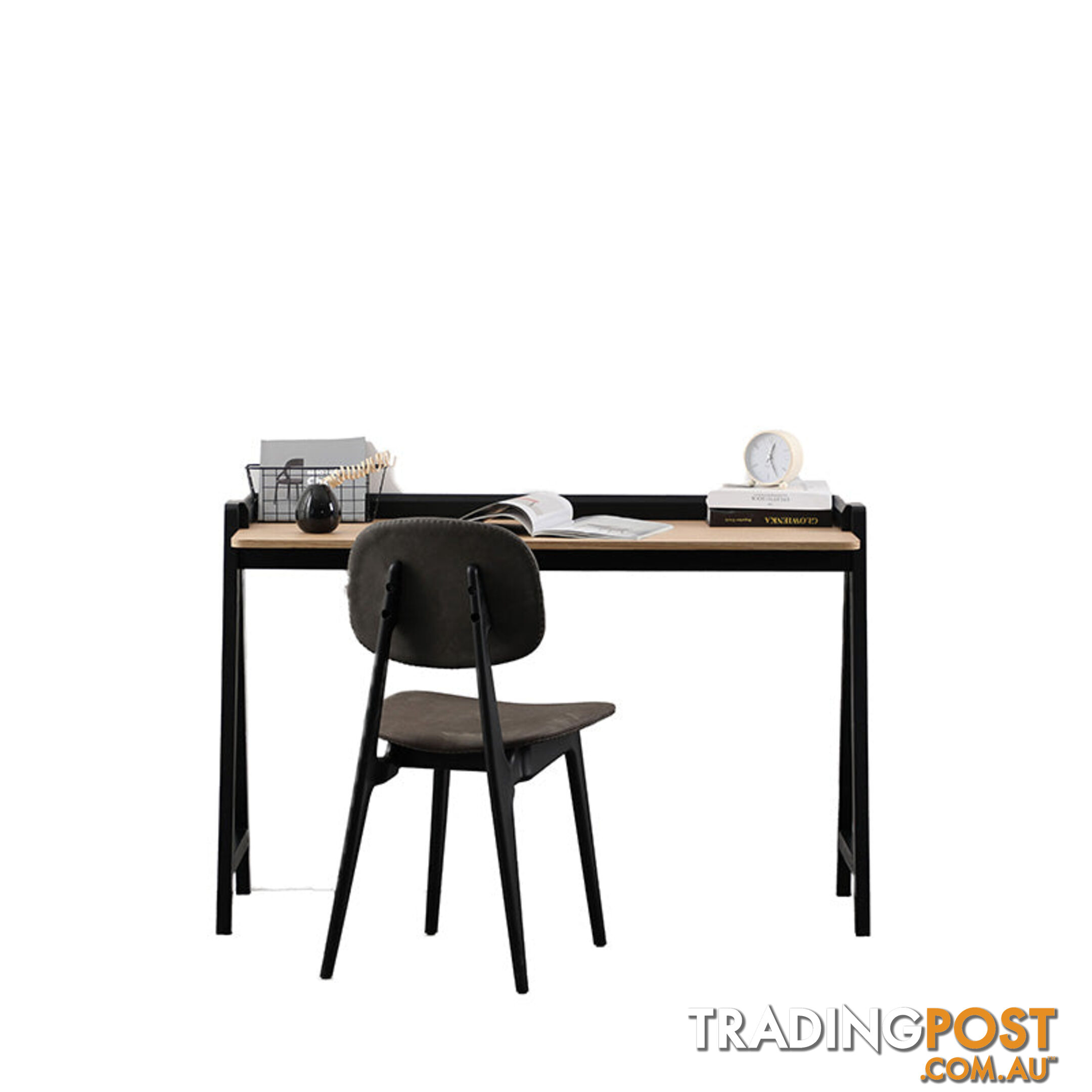 YARA Study Desk 118cm - Black & Natural - BB-T002-B - 9334719012070