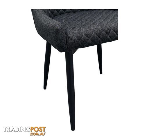 DANYA Dining Chair - Dark Grey - 35980004 - 5704745073026