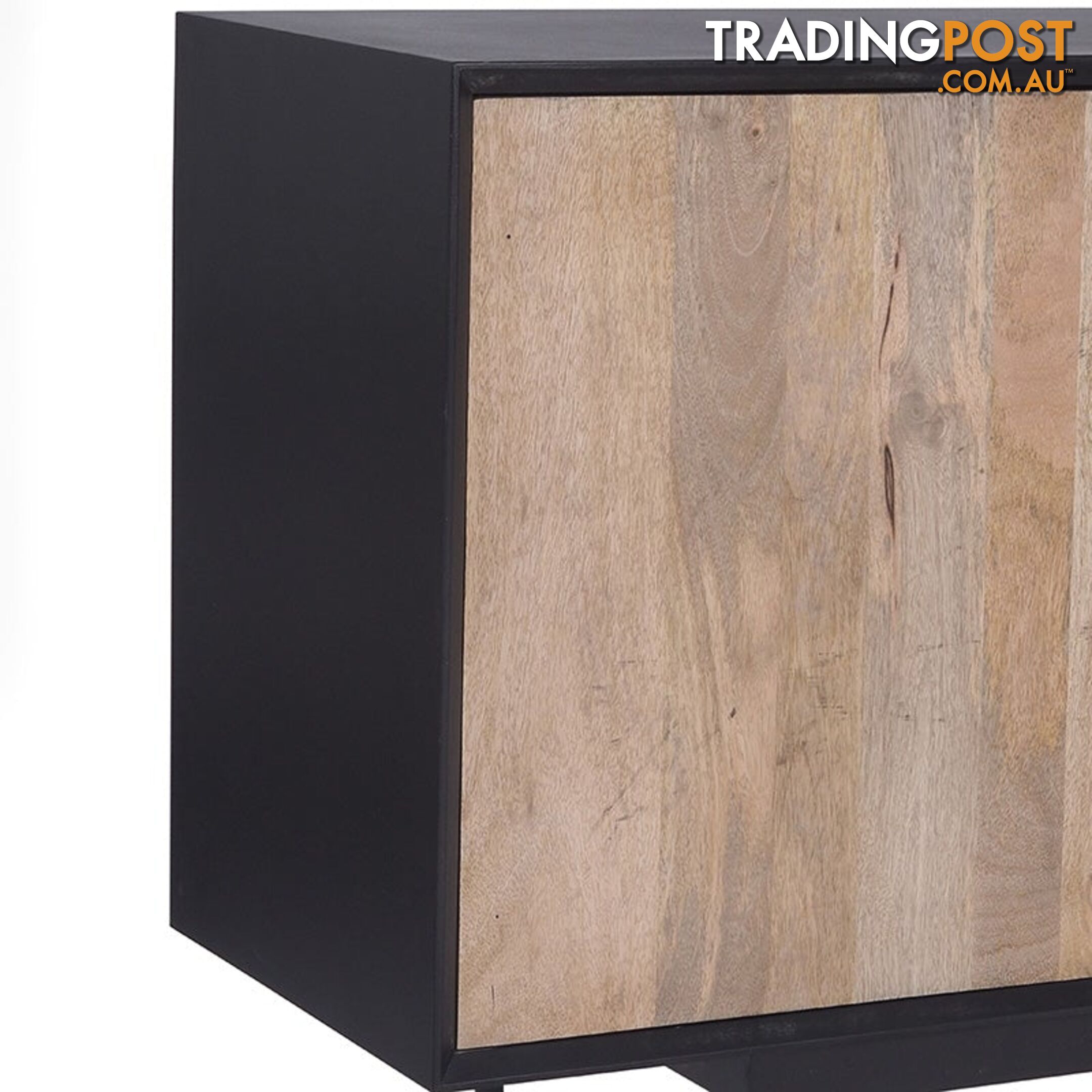 RADLEY Sideboard 180 cm Solid Mango Wood - Natural & Black - LX-2104 - 9334719011943