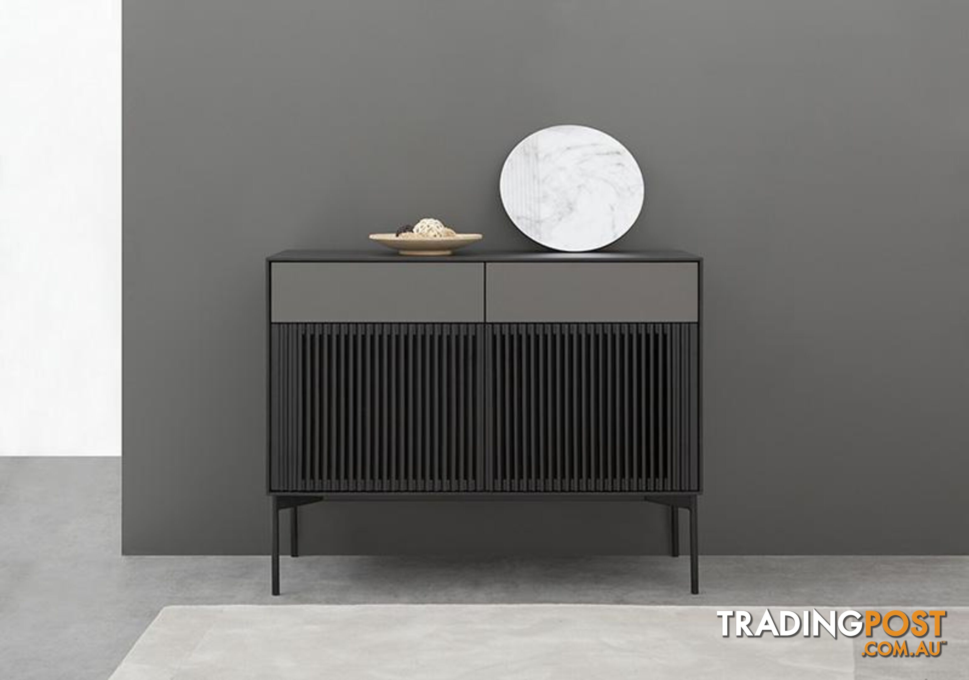 SEGAN Sideboard 110cm - Black - DI-J9696 - 9334719002026