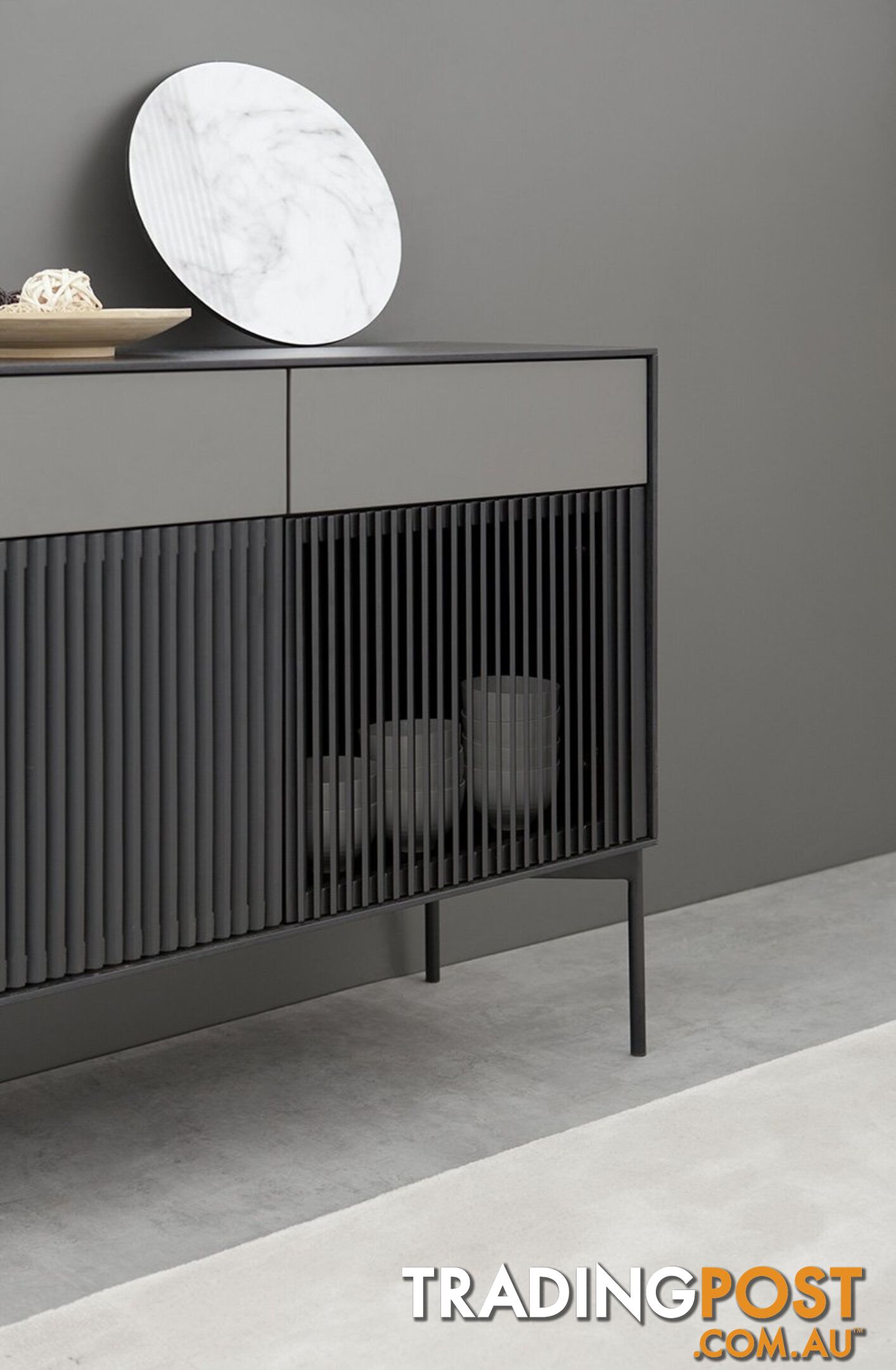 SEGAN Sideboard 110cm - Black - DI-J9696 - 9334719002026