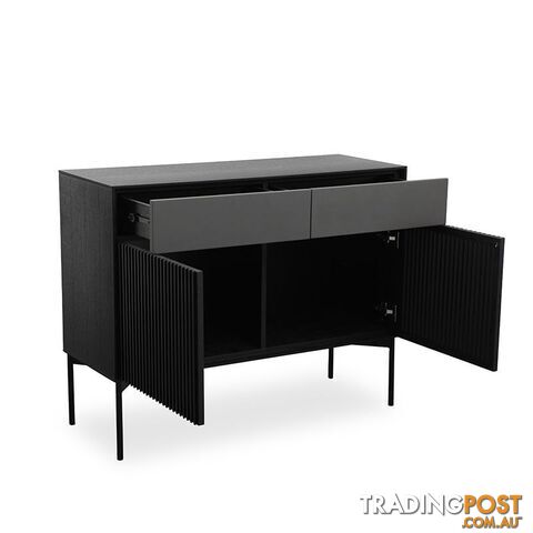 SEGAN Sideboard 110cm - Black - DI-J9696 - 9334719002026