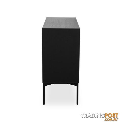 SEGAN Sideboard 110cm - Black - DI-J9696 - 9334719002026