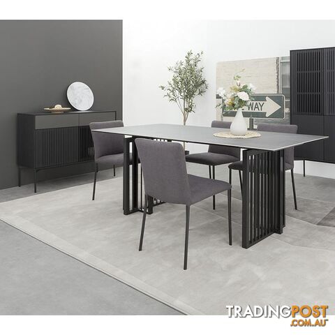 SEGAN Sideboard 110cm - Black - DI-J9696 - 9334719002026