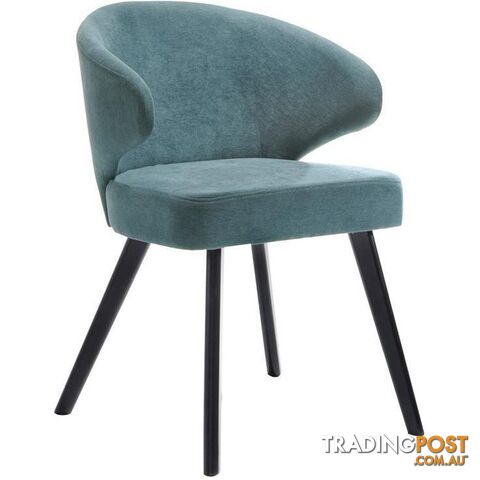 ANNIKA Dining Chair - Teal & Black - MI-C629 - 9334719006673