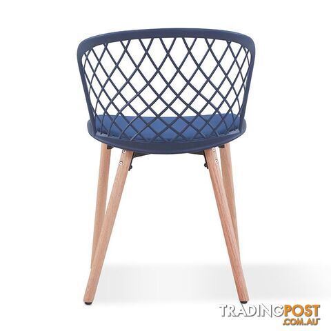 ATALIA Dining Chair - Blue - DT-C1243A-77 - 9334719002088