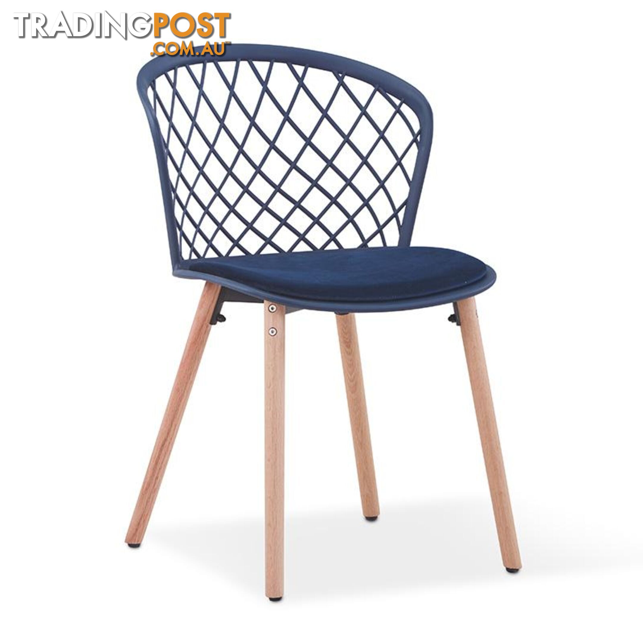 ATALIA Dining Chair - Blue - DT-C1243A-77 - 9334719002088