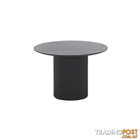 TULLY Round Coffee Table 80cm - Black - DI-J5814A - 9334719011837