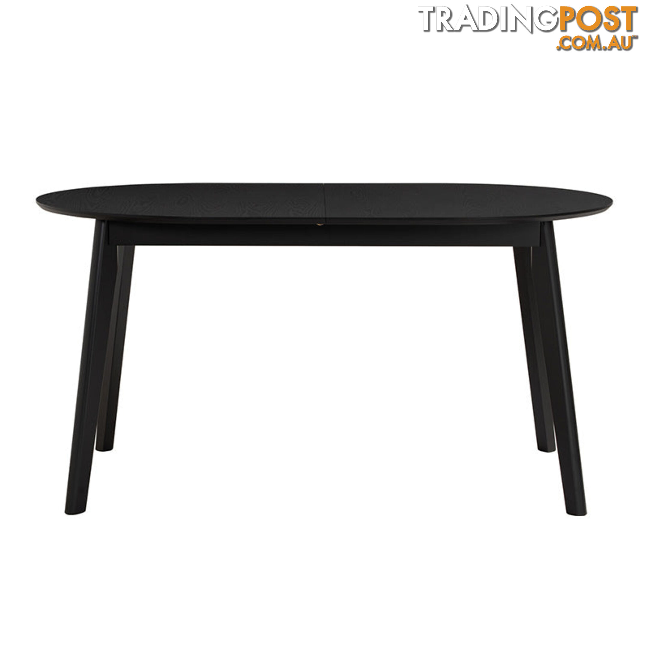 WERNER Extendable Dining Table 150-195cm - Black - 146093 - 9334719012223