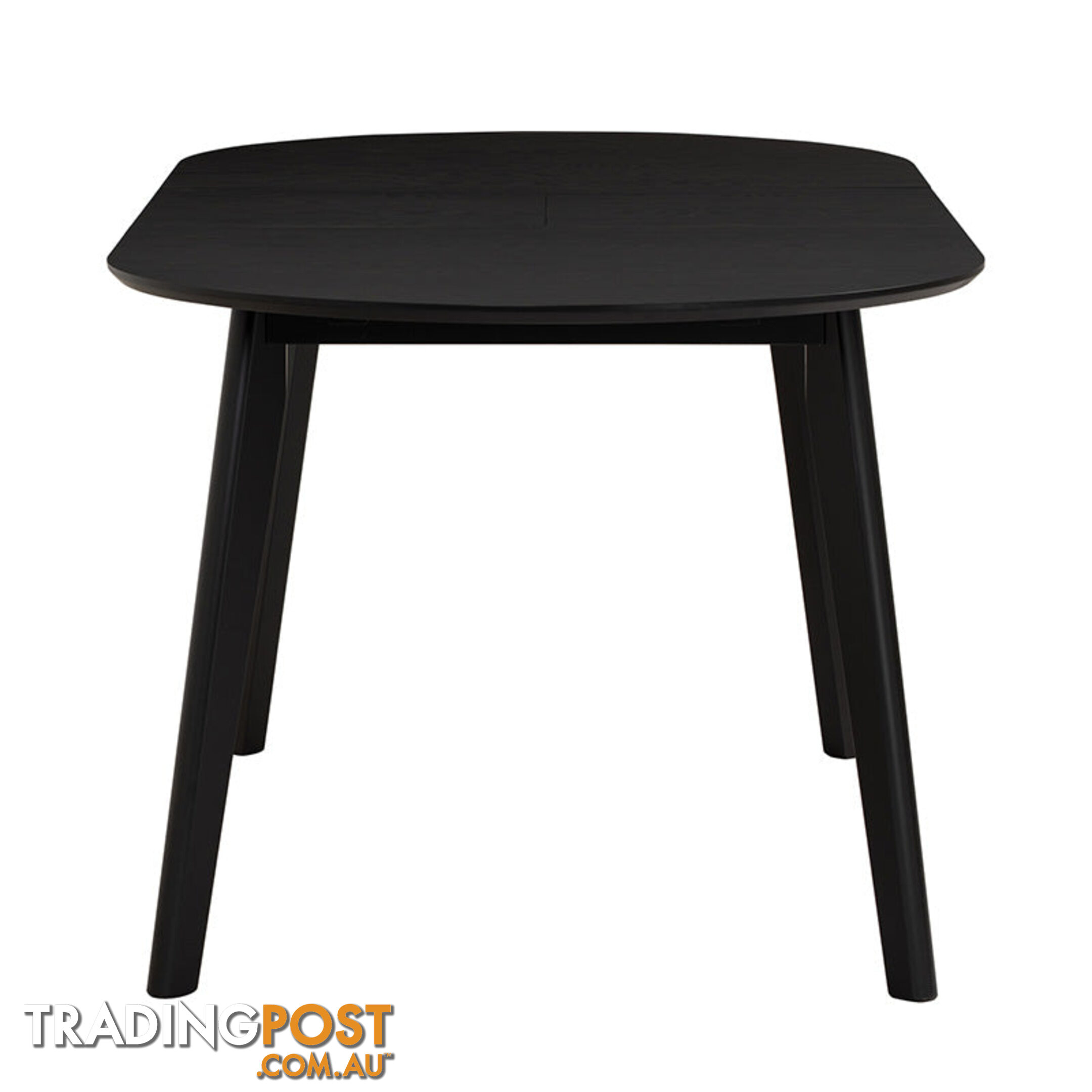 WERNER Extendable Dining Table 150-195cm - Black - 146093 - 9334719012223