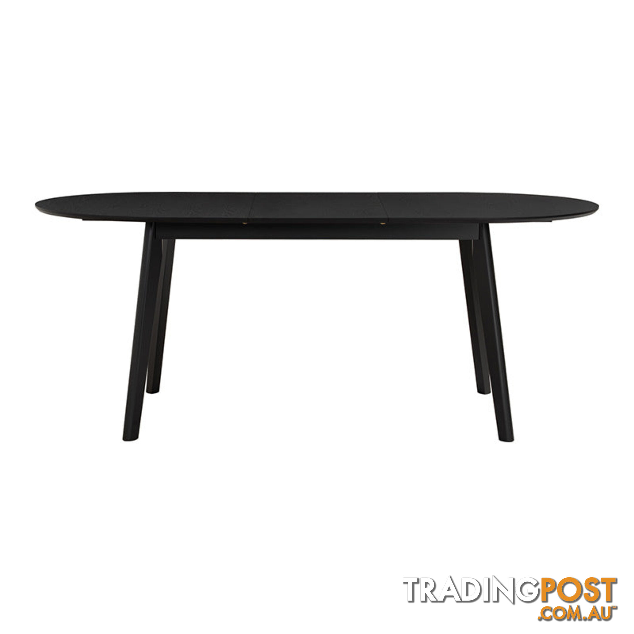 WERNER Extendable Dining Table 150-195cm - Black - 146093 - 9334719012223