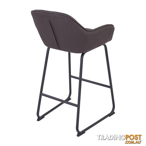 EKON Counter Stool - Brunette & Black - 248009 - 9334719003672