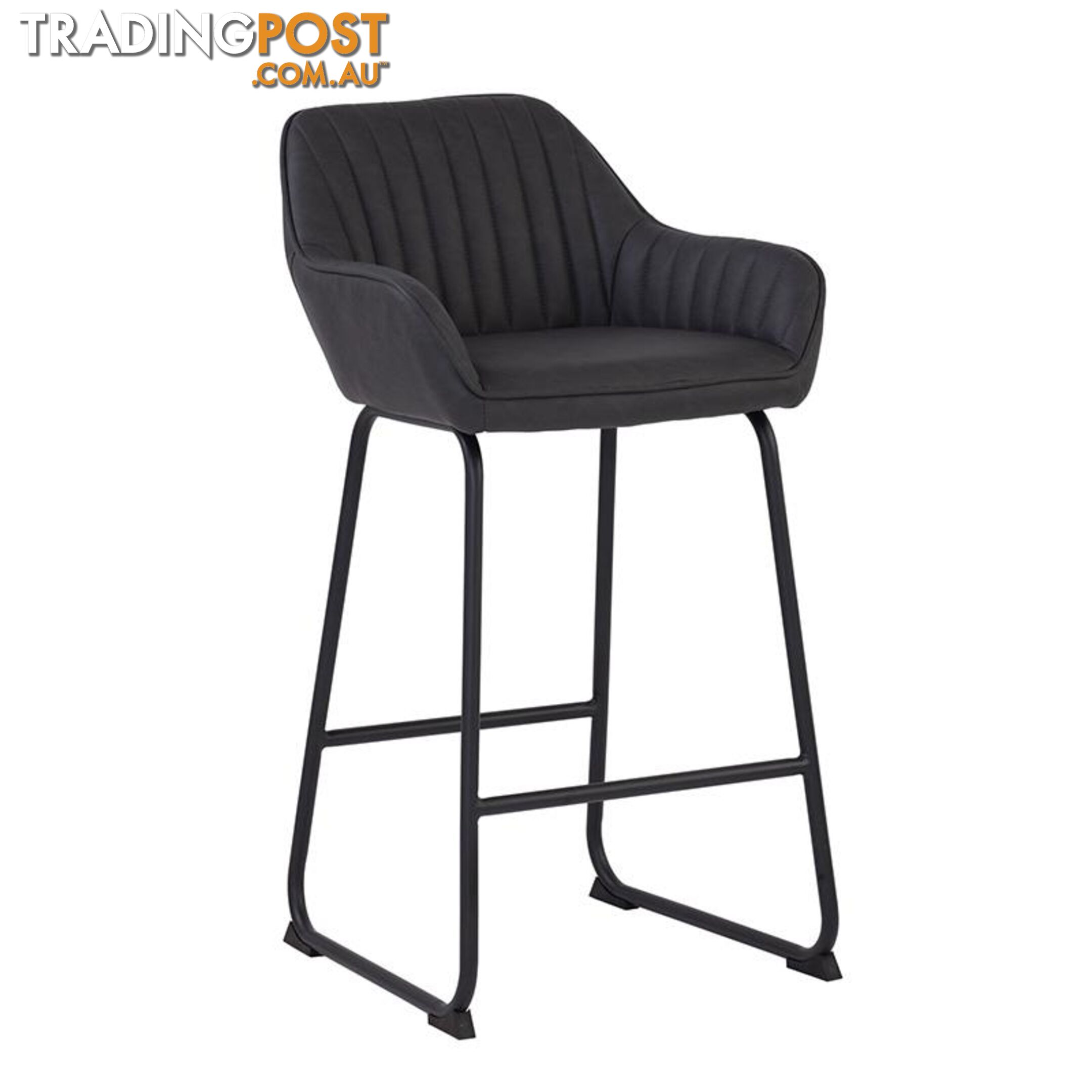 EKON Counter Stool - Brunette & Black - 248009 - 9334719003672