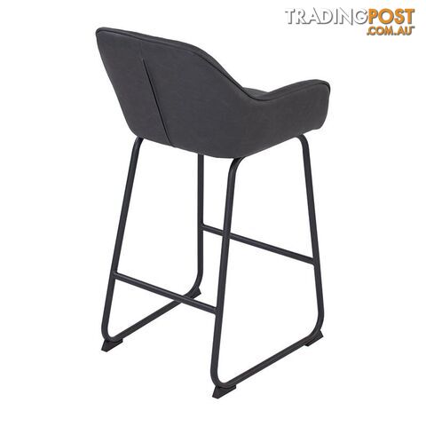 EKON Counter Stool - Brunette & Black - 248009 - 9334719003672