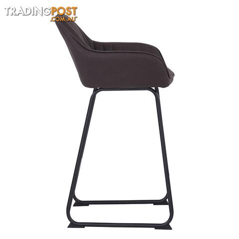 EKON Counter Stool - Brunette & Black - 248009 - 9334719003672