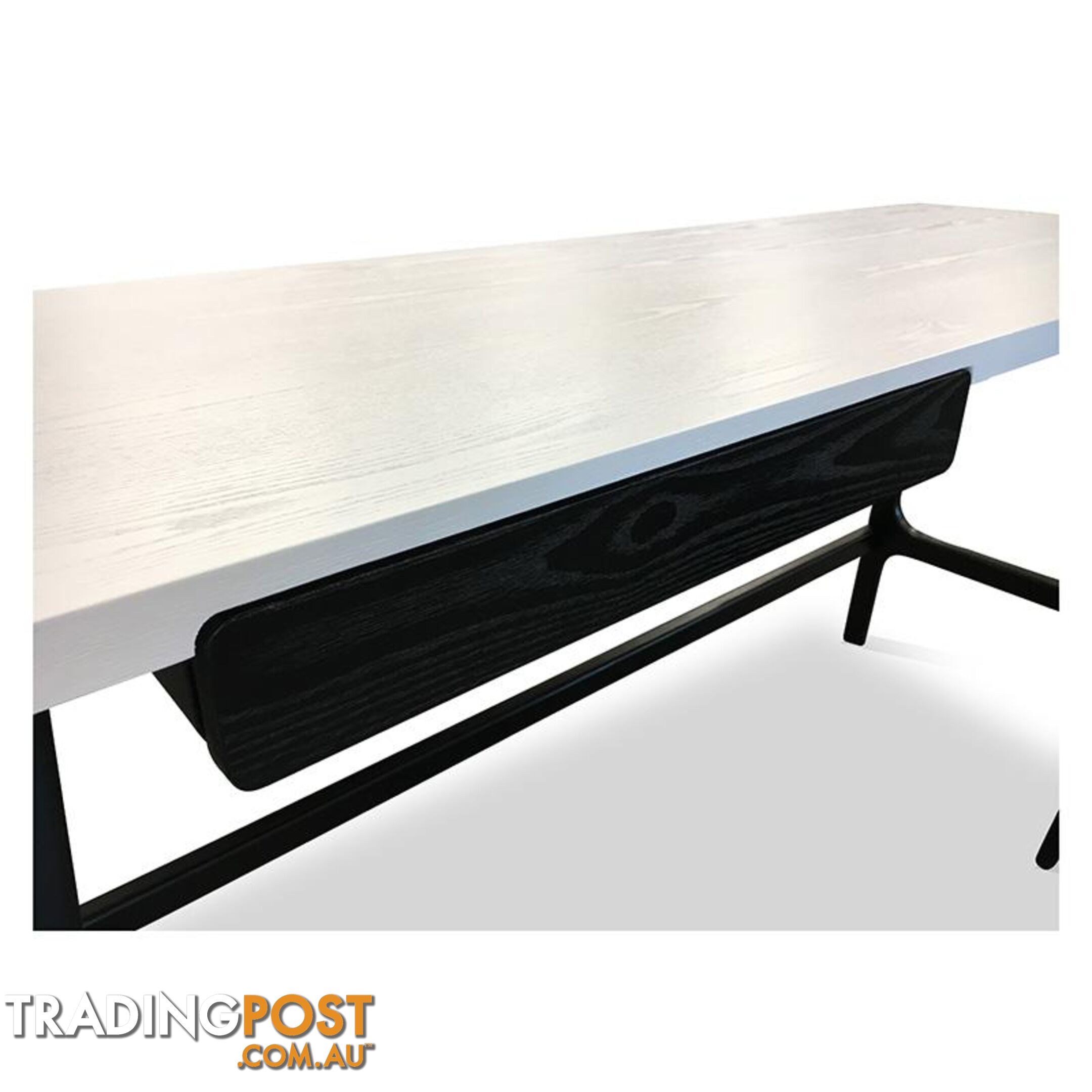 MOREY Study Desk - White & Black - 1349033 - 9334719005348