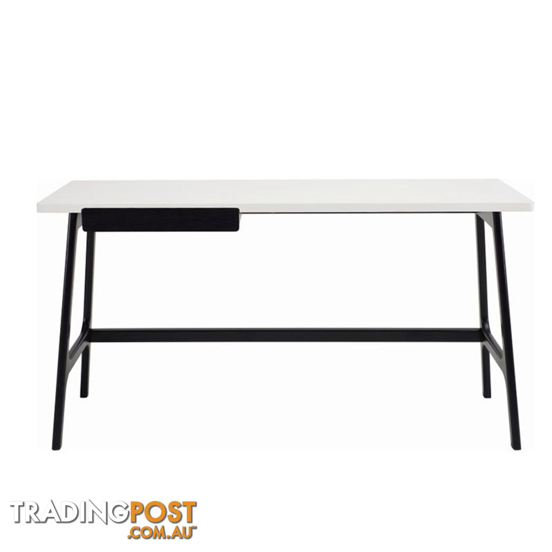 MOREY Study Desk - White & Black - 1349033 - 9334719005348