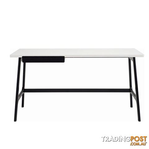 MOREY Study Desk - White & Black - 1349033 - 9334719005348