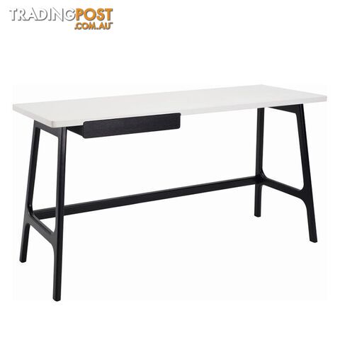 MOREY Study Desk - White & Black - 1349033 - 9334719005348