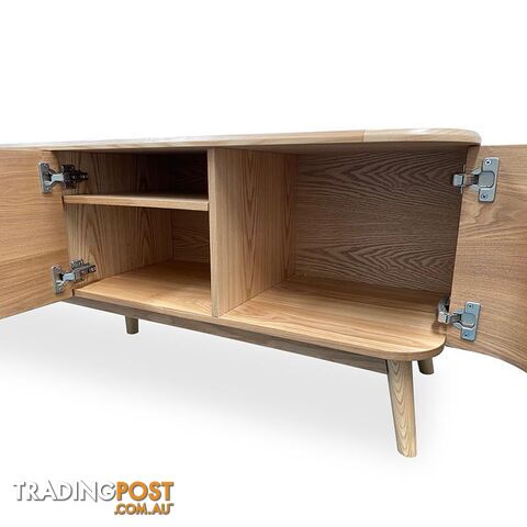 AKINO TV Entertainment Unit 1.6M - Natural Ash Veneer - HL-MK5191 - 9334719002439