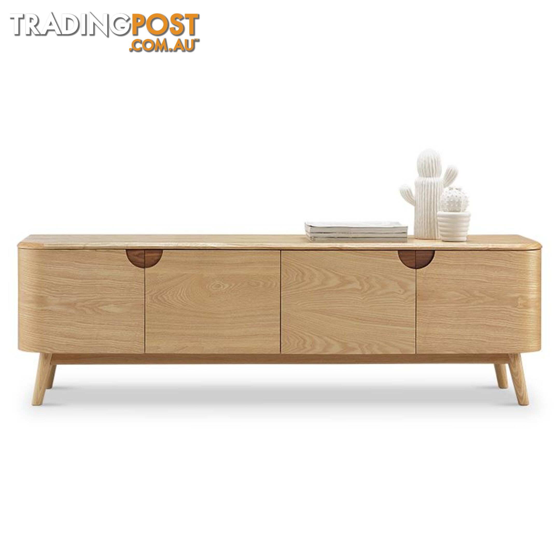 AKINO TV Entertainment Unit 1.6M - Natural Ash Veneer - HL-MK5191 - 9334719002439