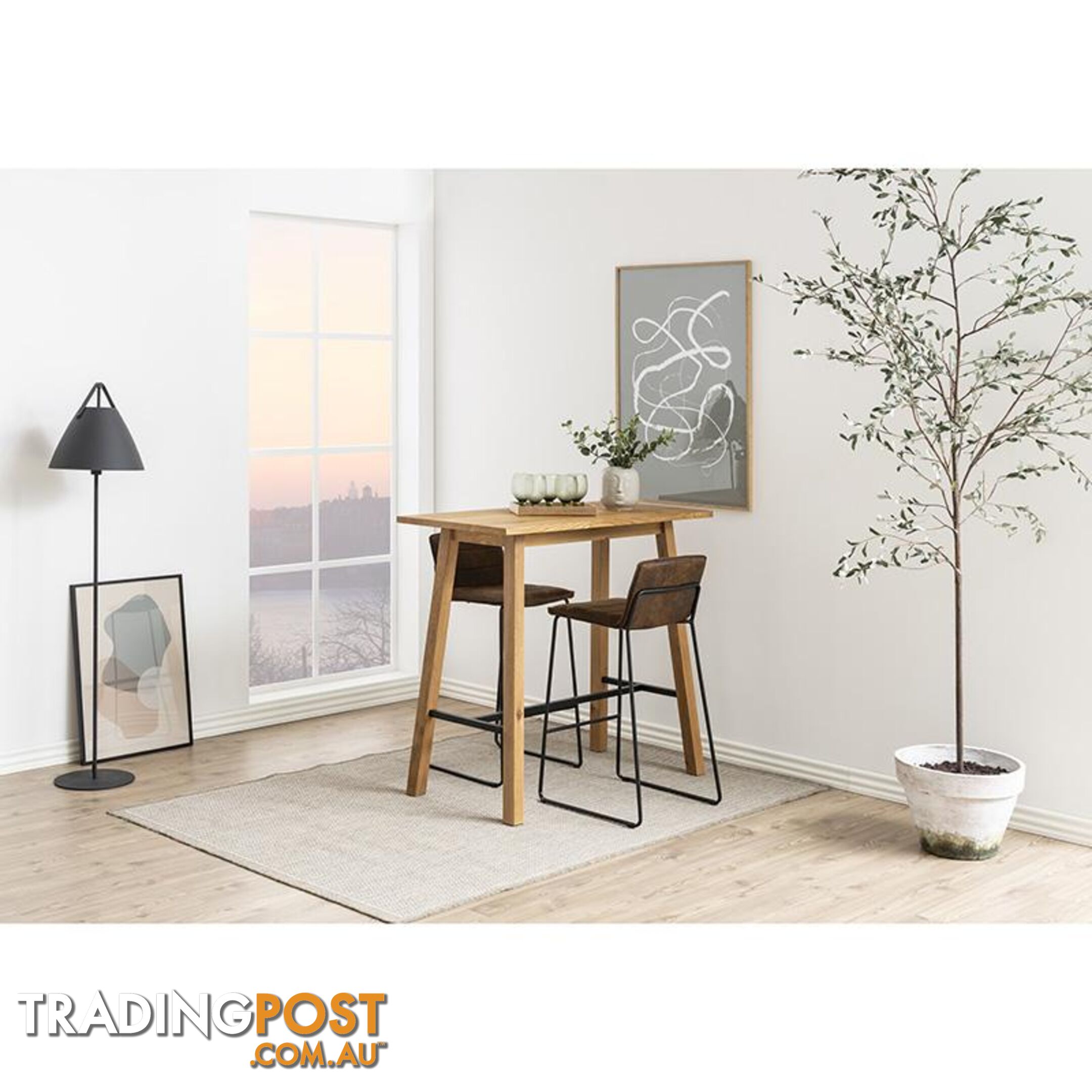 TAINA Bar Table 117cm - Wild Oak - AC-0000067852 - 5705994907285