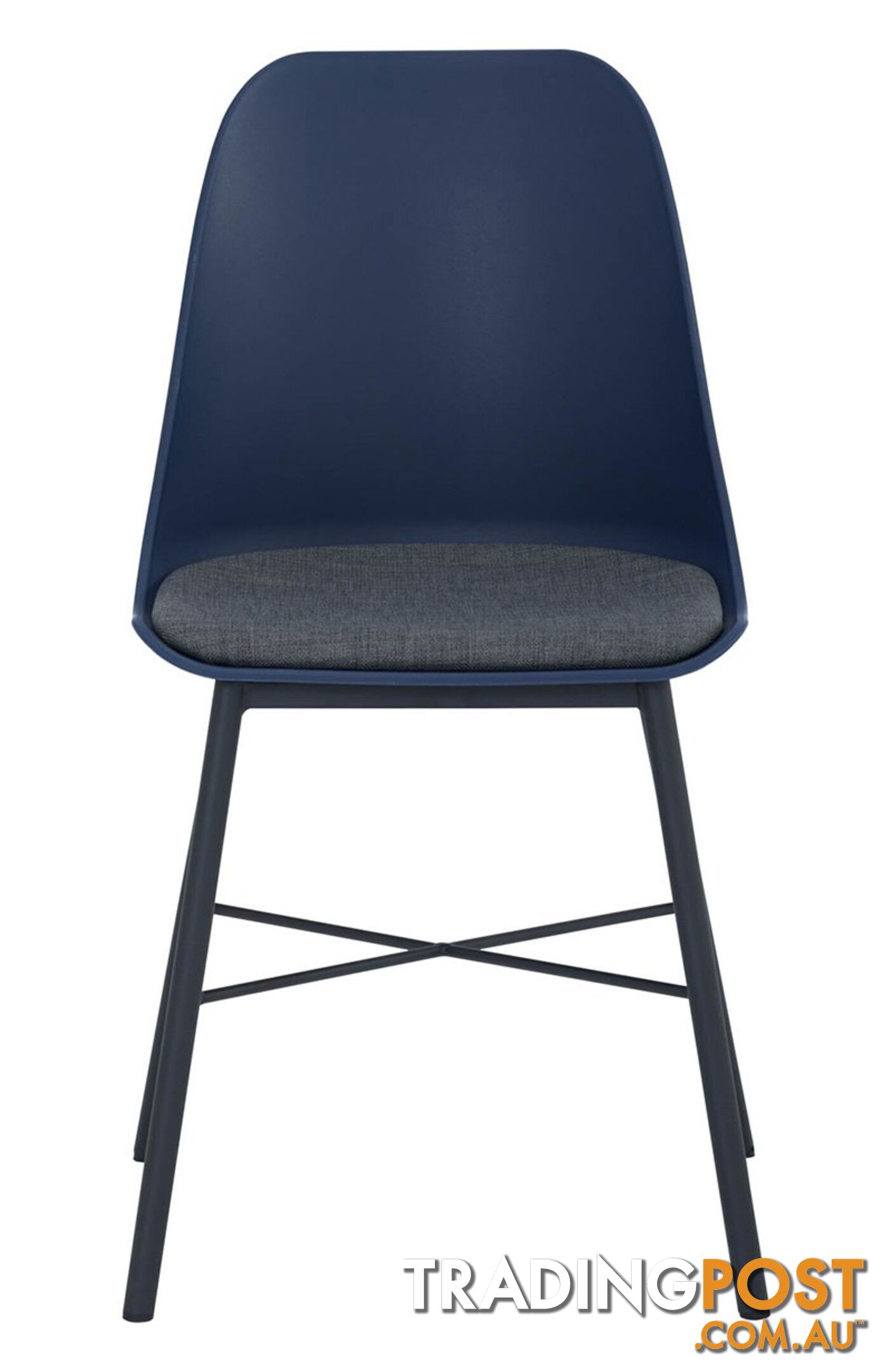 LAXMI Dining Chair - Midnight Blue & Black - 241189 - 9334719008462