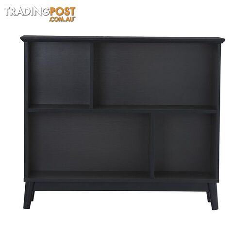 HOWELL Low Bookcase - Gunmetal Grey - 523011 - 9334719007656