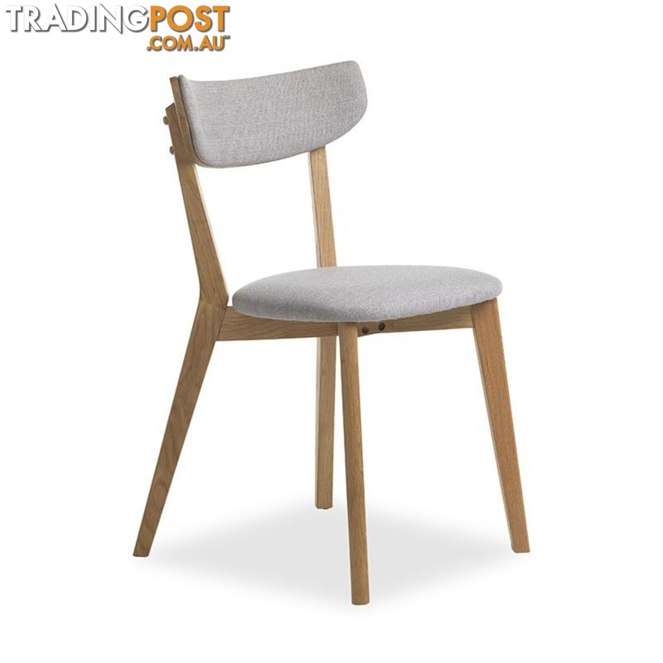 INARI Dining Chair - Oak & Light Grey - 38000202 - 5704745074351