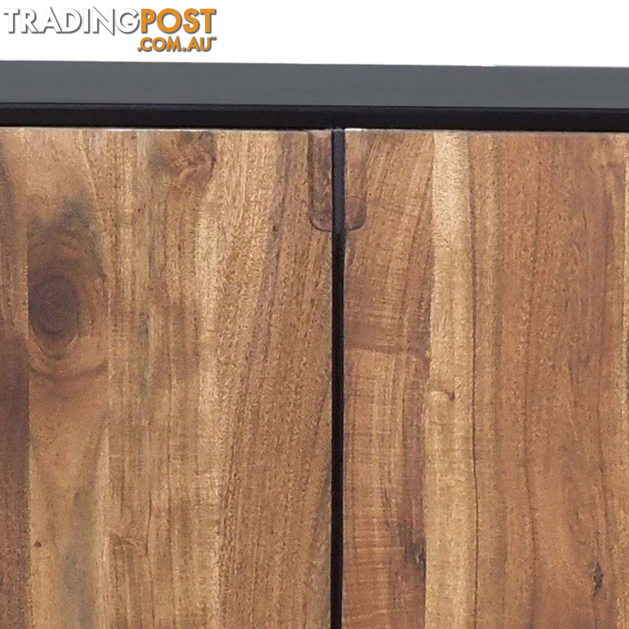 NAKITA Sideboard 160 cm Solid Acacia Wood - Honey & Black - LX-2102 - 9334719011950