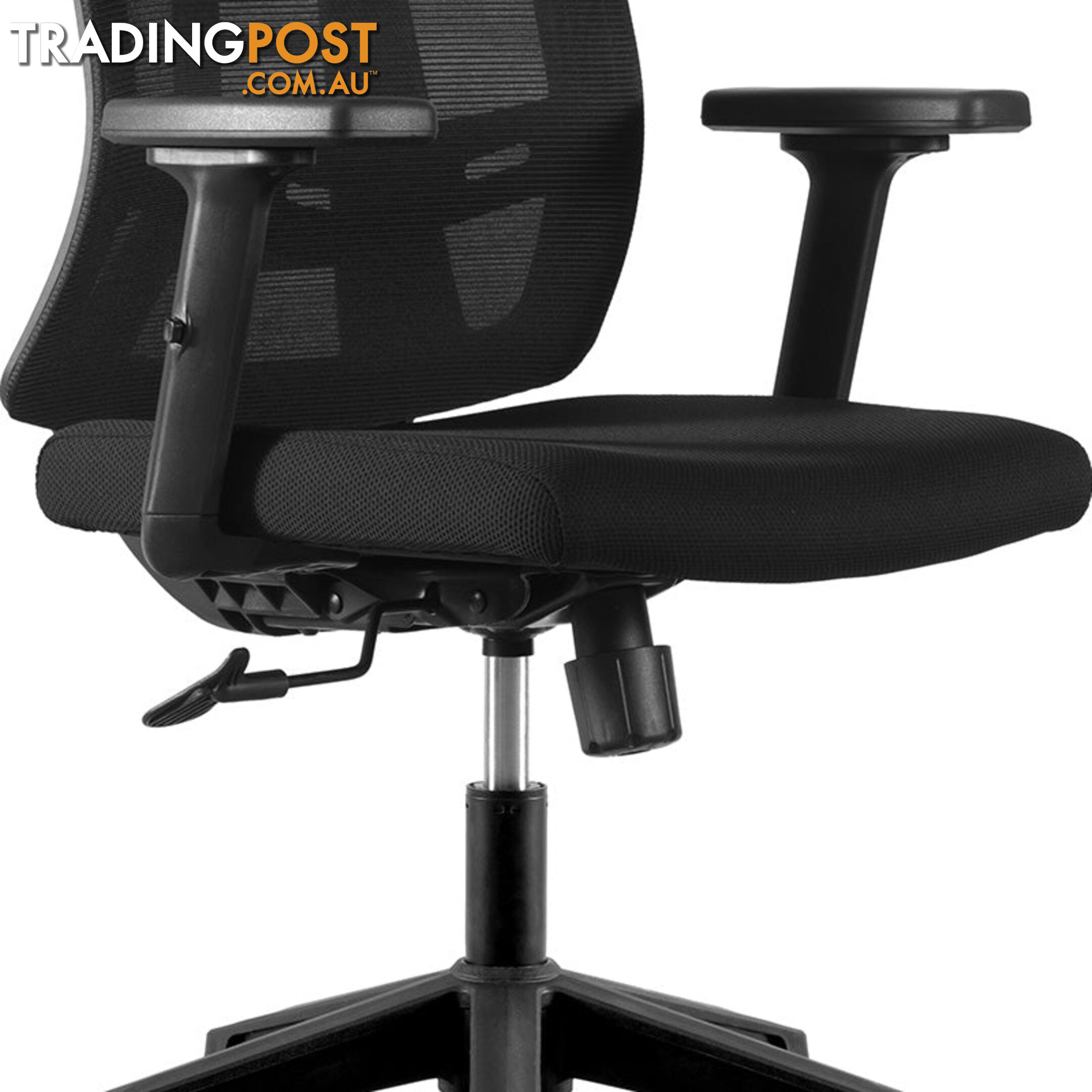 RUNE Executive Office Chair with Headrest - Black - DF-DX6927A - 9334719011141