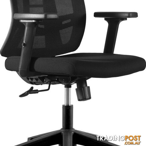 RUNE Executive Office Chair with Headrest - Black - DF-DX6927A - 9334719011141