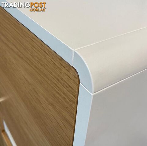 KAISU Sideboard 150cm -  Natural & White - 36442260 - 5704745070797