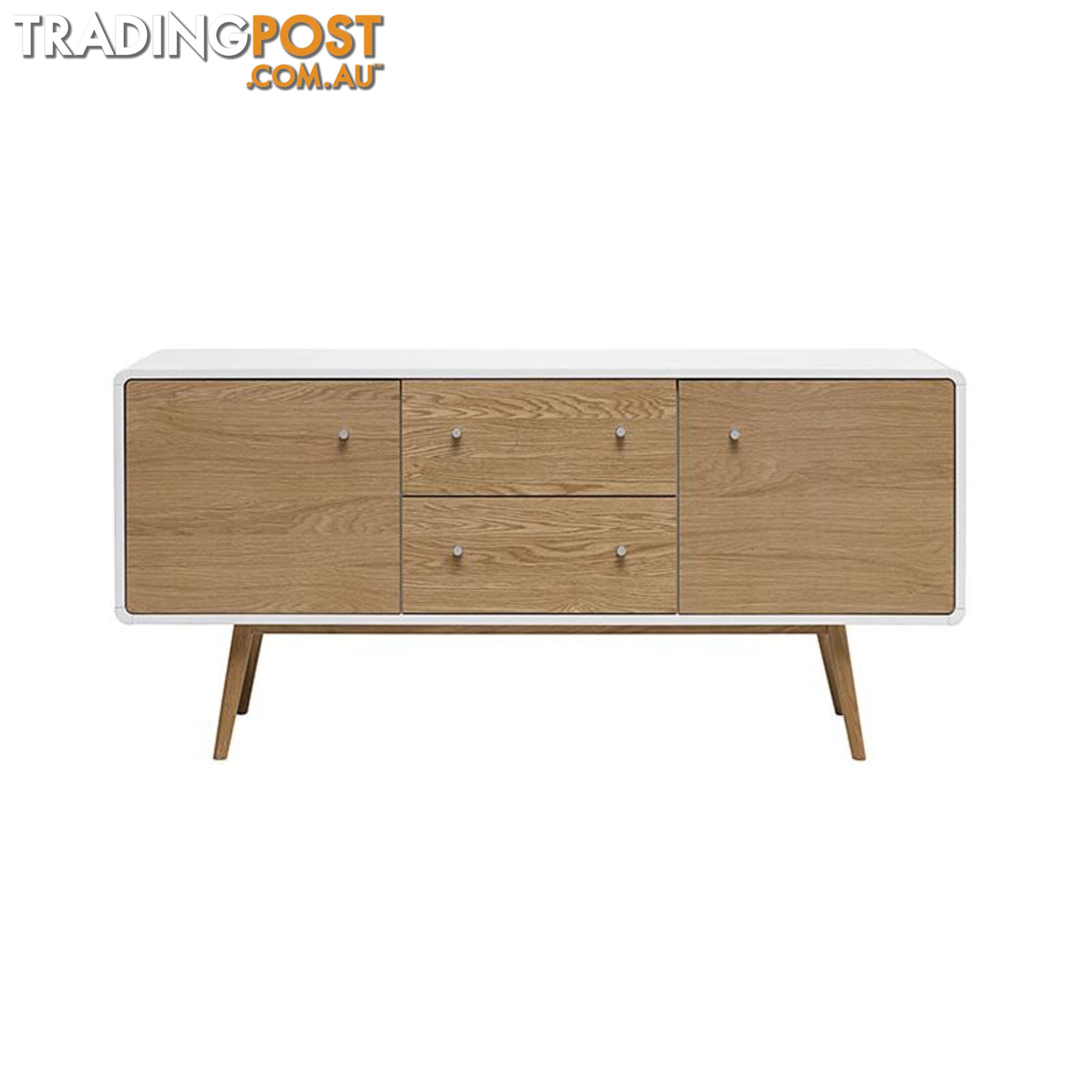 KAISU Sideboard 150cm -  Natural & White - 36442260 - 5704745070797