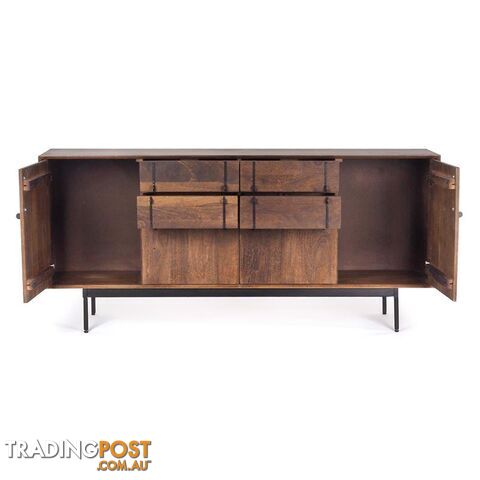 SERINA Sideboard 170 cm Solid Mango Wood - LX-2106 - 9334719011929