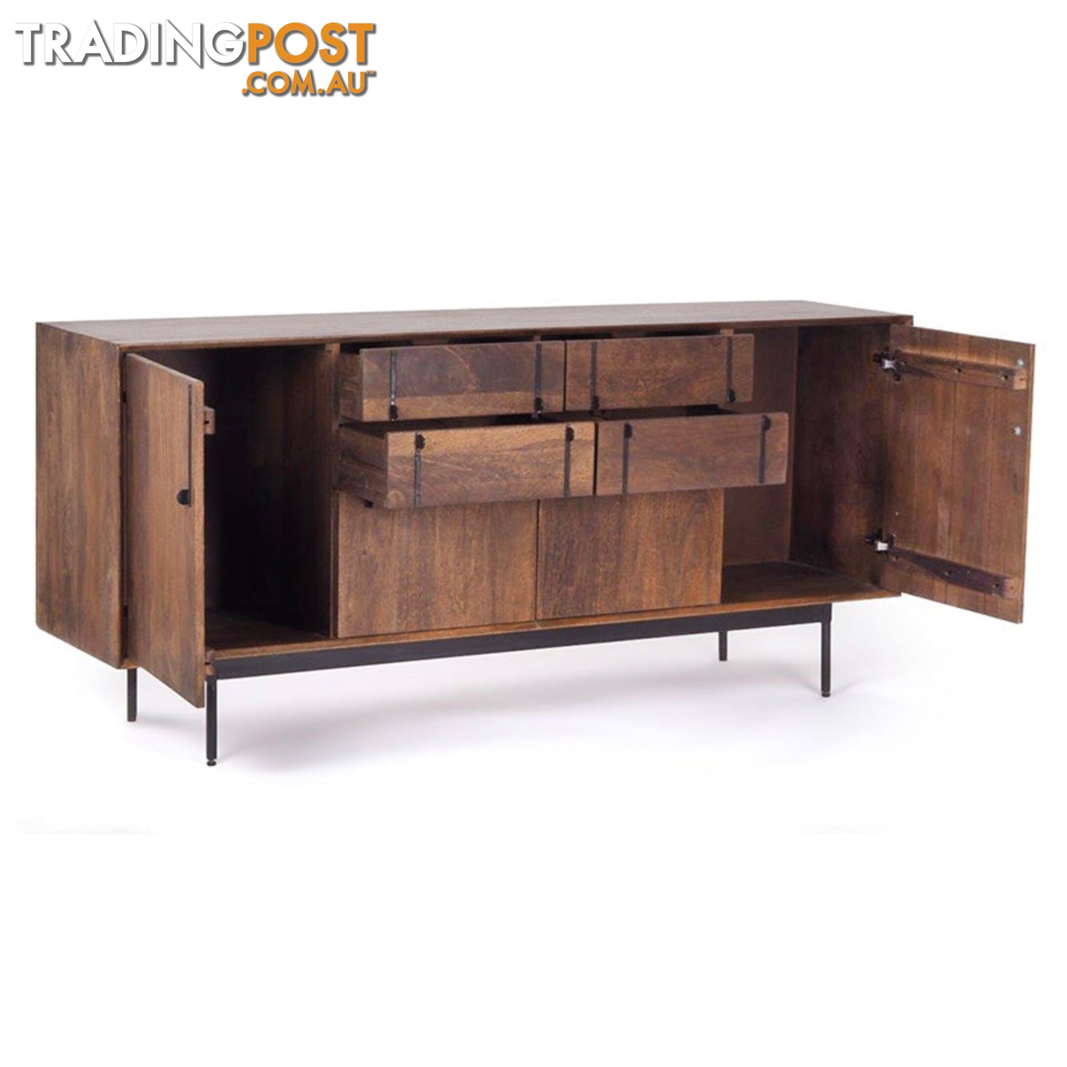 SERINA Sideboard 170 cm Solid Mango Wood - LX-2106 - 9334719011929