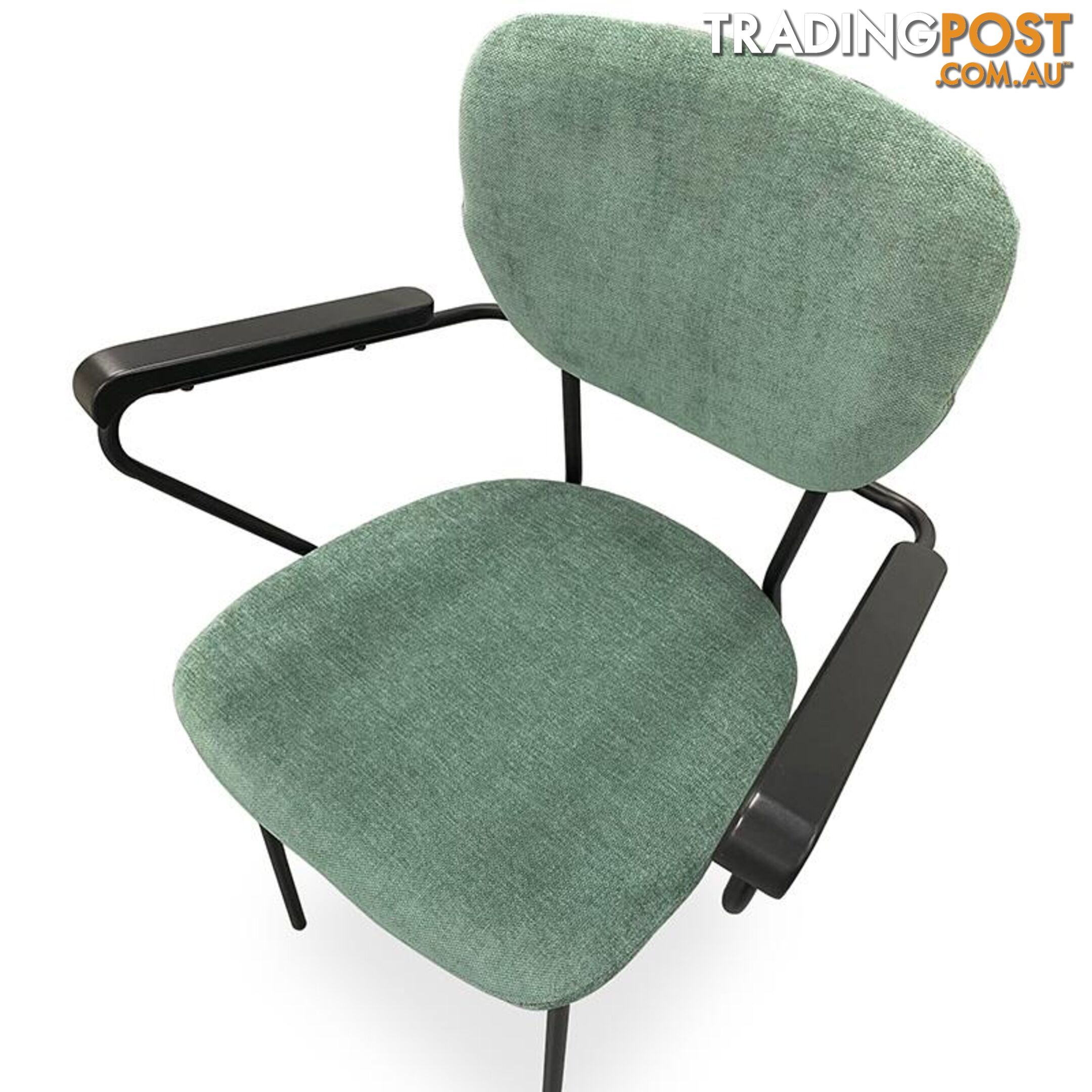KELBY Arm Chair - Jade + Black - DI-J1928-1 - 9334719001654